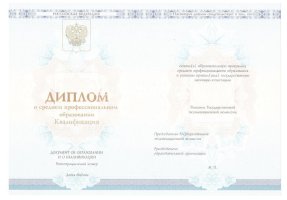 Диплом техникума 2014-2020 в Раменском