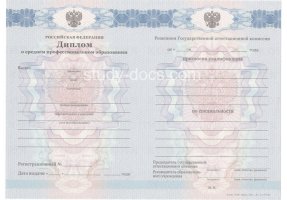 Диплом техникума 2011-2013 в Раменском